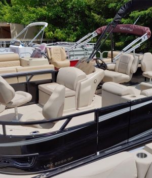 new pontoons and motors for sale